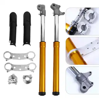 Walmart Sparsain Mini Dirt Bike Suspension Fork Shock Absorption Front Fork for Dirt Bike offer