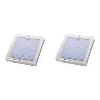 Walmart 2X RV LED Interior Roof Light for Caravan Van Boat 10W 6000K White offer