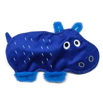 Walmart The Dodo Hippo Crinkle Flattie Stuffing Free Durable Nylon Dog Toy offer