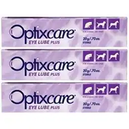 Walmart OptixCare Eye Lube Plus + Hyaluron 20g for Dog Cat Horses, Pack of 3 offer