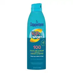 Walmart Coppertone Kids Sport, Sunscreen Spray, Child, SPF 100, 5.5 oz offer