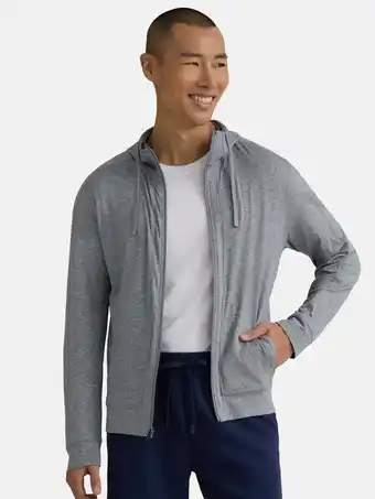 Walmart Athletic Works Men's and Men's Big ButterCore Zip Up, Sizes S-3XL offer