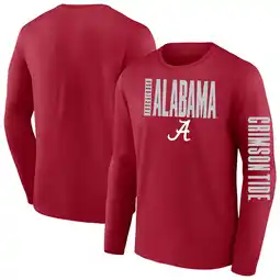 Walmart Men's Fanatics Crimson Alabama Crimson Tide Big & Tall Vision Long Sleeve T-Shirt offer