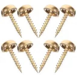 Walmart 8pcs Upholstery Tacks Mirror Fixing Screws Mirror Screws with Decorative Caps offer