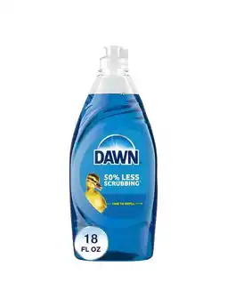 Walmart Pack of 2 Dawn Ultra Dish Soap Dishwashing Liquid, Original Scent, 18 fl oz offer