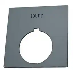 Walmart Eaton Legend Plate,Square,Out,Black HT8SP27 offer