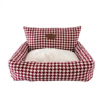 Walmart Pet Supplies Under $10, Winter warm home fabric houndstooth pet removable and washable sofa offer