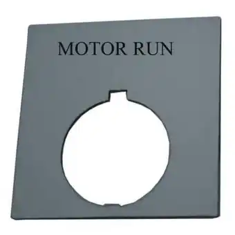 Walmart Eaton Legend Plate,Square,Motor Run,Black HT8SP81 offer