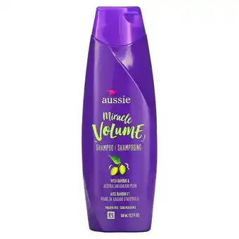 Walmart Aussie, Miracle Volume, Shampoo, 12.1 fl oz Pack of 2 offer