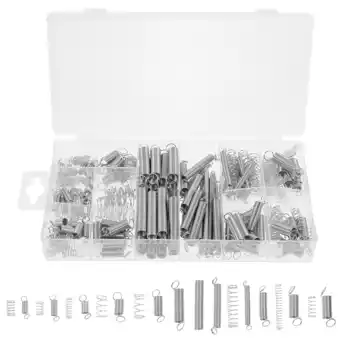 Walmart 200 Pcs Spring Tension Spring Compression Spring Spring Kit Steel Coil Spring Extension Springs Kit offer