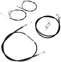 Walmart LA Choppers LA-8010KT-08B Cable/Brake Line Kit - fits Mini Ape Hangers - Black offer