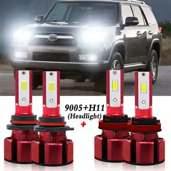 Walmart H11 9005 LED Headlight Bulbs for 2013-2020 Ford Escape Low Beam/High Beam Lights offer