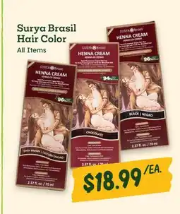 Sprouts Farmers Market Surya Brasil Hair Color offer