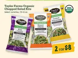 Sprouts Farmers Market Taylor Farms Organic Chopped Salad Kits offer