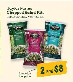 Sprouts Farmers Market Taylor Farms Chopped Salad Kits offer