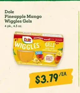 Sprouts Farmers Market Dole Pineapple Mango Wiggles Gels offer