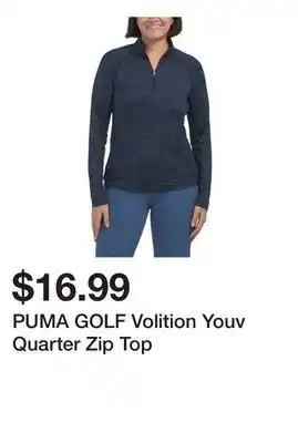 Marshalls PUMA GOLF Volition Youv Quarter Zip Top offer