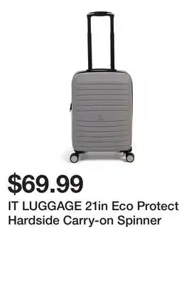 Marshalls IT LUGGAGE 21in Eco Protect Hardside Carry-on Spinner offer