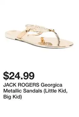 Marshalls JACK ROGERS Georgica Metallic Sandals (Little Kid, Big Kid) offer