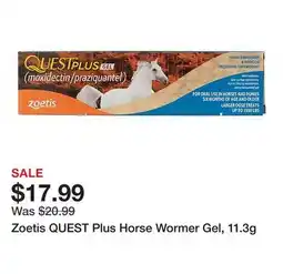 Tractor Supply Company Zoetis QUEST Plus Horse Wormer Gel, 11.3g offer