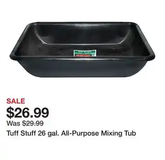 Tractor Supply Company Tuff Stuff 26 gal. All-Purpose Mixing Tub offer