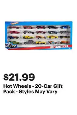 Best Buy Hot Wheels - 20-Car Gift Pack - Styles May Vary offer