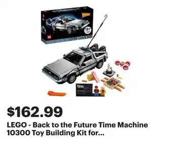 Best Buy LEGO - Back to the Future Time Machine 10300 Toy Building Kit for Adults (1,856 Pieces) offer