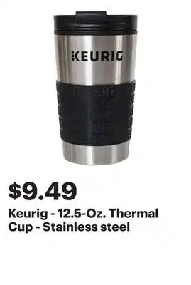 Best Buy Keurig - 12.5-Oz. Thermal Cup - Stainless steel offer