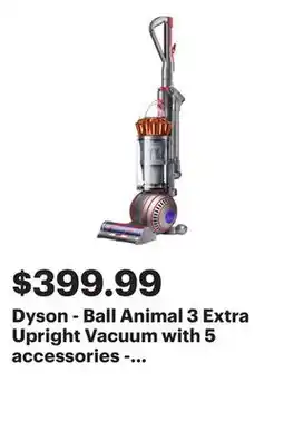 Best Buy Dyson - Ball Animal 3 Extra Upright Vacuum with 5 accessories - Copper/Silver offer