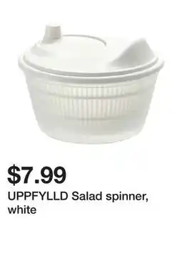 Ikea UPPFYLLD Salad spinner, white offer