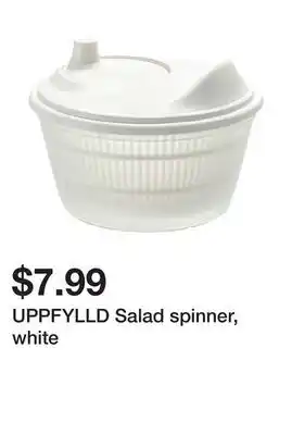 Ikea UPPFYLLD Salad spinner, white offer