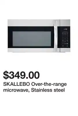 Ikea SKALLEBO Over-the-range microwave, Stainless steel offer