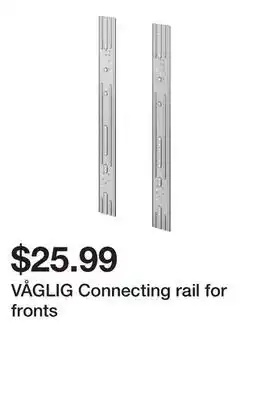 Ikea VÅGLIG Connecting rail for fronts offer