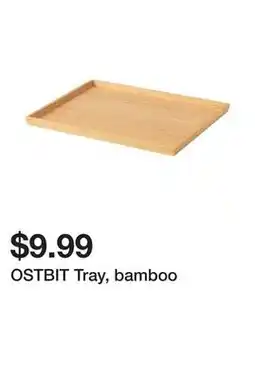 Ikea OSTBIT Tray, bamboo offer