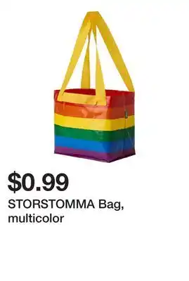 Ikea STORSTOMMA Bag, multicolor offer