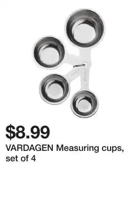 Ikea VARDAGEN Measuring cups, set of 4 offer