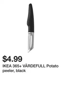 Ikea IKEA 365+ VÄRDEFULL Potato peeler, black offer