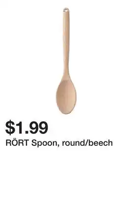 Ikea RÖRT Spoon, round/beech offer