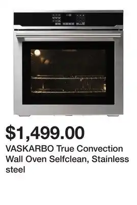 Ikea VASKARBO True Convection Wall Oven Selfclean, Stainless steel offer