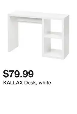 Ikea KALLAX Desk, white offer