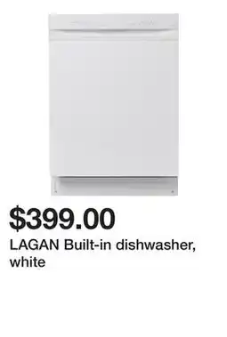 Ikea LAGAN Built-in dishwasher, white offer