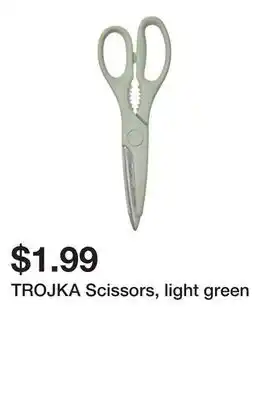 Ikea TROJKA Scissors, light green offer