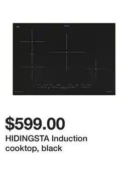 Ikea HIDINGSTA Induction cooktop, black offer