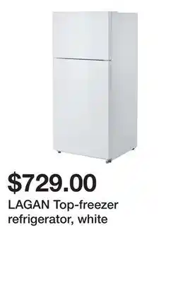 Ikea LAGAN Top-freezer refrigerator, white offer