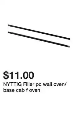 Ikea NYTTIG Filler pc wall oven/base cab f oven offer