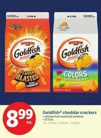 Lidl Goldfish cheddar crackers offer