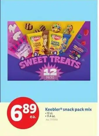 Lidl Keebler snack pack mix offer