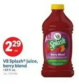 Lidl V8 Splash juice, berry blend offer