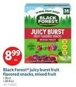 Lidl Black Forest juicy burst fruit flavored snacks, mixed fruit offer