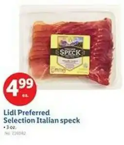 Lidl Lidl Preferred Selection Italian speck offer